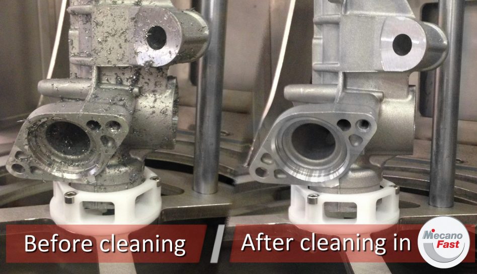 Cleaning, degreasing and particle decontamination of rack housing in automotive